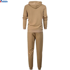 Top Trend Men's Casual Heavyweight Printed Tracksuit Set Hooded Full Sleeve Solid Color Sweatshirt <b>Joggers</b> Pants Winter Wear - Product Image 1
