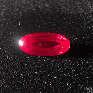 Rubis de laboratoire 3,09 CT, taille Moval, rouge vif, pierre précieuse en vrac pour bague, pendentif et bijoux fins - Product Image 5