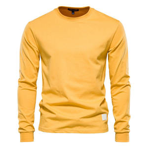 Mens Long Sleeve Casual T Shirt Full Sleeve Round Neck Comfortable Everyday Wear Shirt for Casual Outdoor Daily Clothing - Product Image 5