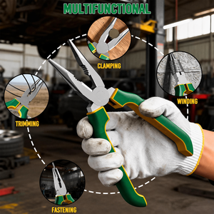 INTENSE SURGICAL INSTRUMENTS Pince à bec effilé de 6 pouces avec coupe-fil en acier inoxydable et poignée souple pour la fabrication de bijoux DIY - Product Image 5