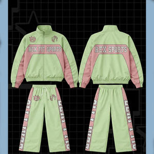 Conjunto Deportivo Reflectante Personalizado 2025 para Hombre, Chaqueta Cortavientos y Pantalones, Traje Cortavientos al por Mayor OEM para Hombre - Product Image 3