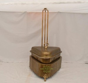 Bronze Chafer With Stainless Steel Bowl <b>Buffet</b> <b>Server</b> Food Display Stand For Hotel Restaurant Banquet - indian Home Crafts - Product Image 2