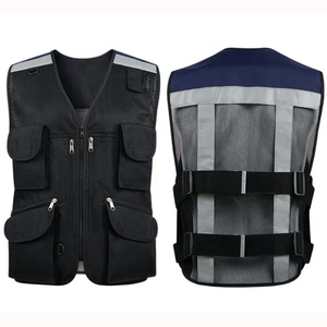 Veste de sécurité haute visibilité pour travaux de construction, légère, protection solaire, vêtements de sécurité pour hommes, gilet réfléchissant. - Product Image 3