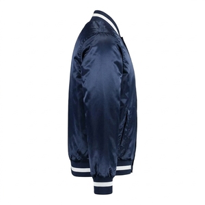 Modern Athletic Stand Collar Varsity Jacket for Men and Women Custom Embroidery <b>Wool</b> Blend Letterman Team <b>Coat</b> with Front Logo - Product Image 3