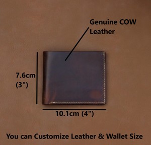 2026 New Custom Logo Wholesale Price Custom Made Best Sale Genuine Cowhide Men's Leather <b>Wallets</b> Casual Leather <b>Wallets</b> - Product Image 2