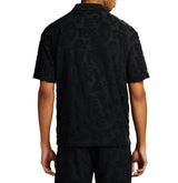 เสื้อยืดคอกวีแขนสั้นสีดำสำหรับผู้ชาย OEM พรีเมียม ผ้าฝ้ายถัก 100% ทรงปกติ สวมใส่สบาย สีพื้น - Product Image 4