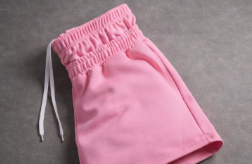 Pantalones Cortos Tejidos de Algodón 100% con Doble Cintura, Estilo Casual Urbano, Lavado Ácido y Pedrería para Hombre - Product Image 1