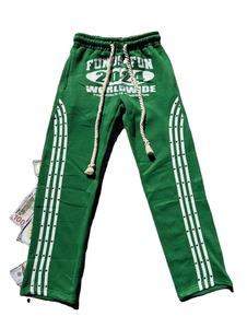 Ensemble de jogging vintage streetwear délavé à l'acide pour homme avec logo brodé, sweat à capuche zippé et pantalon large imprimé tendance - Product Image 6