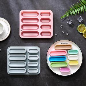 Different Long Groove Cake Mold Baking <b>Jelly</b> Chocolate Silicone Mold - Product Image 3