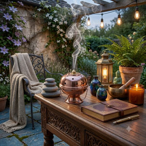 Brûleur d'encens artisanal en laiton avec poignée en bois, brûleur de charbon Bakhoor, brûleur d'Oud, encensoir, décoration d'intérieur, cadeau OEM ODM - Product Image 6