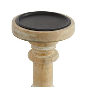 Handmade Natural Wood Distressed Square Candle Holder Stand Eco-Friendly Durable for Home <b>Wedding</b> & Christmas Decor - Product Image 2