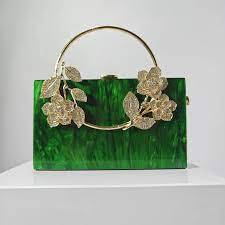 Customizable Epoxy Resin <b>Clutch</b> Purse For Boutique Fashion Collections Colorful Resin Hard Case <b>Clutch</b> <b>Bag</b> For Wedding Party Use - Product Image 6