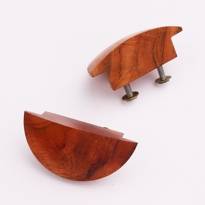 Poignées de porte en bois de noyer au design moderne et luxueux, personnalisables, pour chambre à coucher, poignée de meuble en bois. - Product Image 6