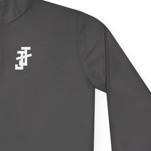 Pull léger à col montant et fermeture éclair pour homme, manches longues, logo personnalisé, vêtements de sport de performance pour le golf et l'entraînement, vente en gros - Product Image 5