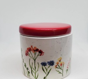 ชุดโหลเซรามิคลายดอกไม้ 2 ใบ พร้อมฝาปิด ภาชนะเก็บอาหารแบบสุญญากาศ ทนทาน ใช้จัดระเบียบในครัว สวยงาม - Product Image 2