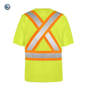 Camisa de Seguridad de Alta Visibilidad para Trabajo, Ajuste Cómodo con Detalles Reflectantes para Trabajos al Aire Libre y en Obras - Product Image 2