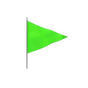 Banderas de Mano Personalizadas, Transpirables, de Tallas Grandes, Coloridas, con Palitos de Plástico en Colores Sólidos Surtidos para Eventos Deportivos y Fiestas - Product Image 2