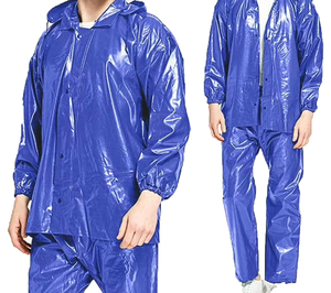 เสื้อกันฝนและแจ็กเก็ตชุดกันฝนสำหรับขี่มอเตอร์ไซค์ชุดกันฝนกันน้ำสีเขียว - Product Image 6