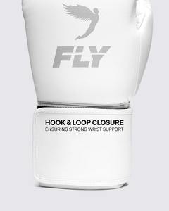 Fabrication de gants de boxe en cuir de vachette véritable de haute qualité à 100%, nouveaux, personnalisés, blancs, avec fermeture velcro, pour la boxe, la lutte, la salle de sport et l'entraînement - Product Image 3
