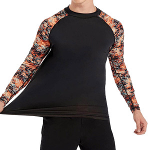 Chemises de compression respirantes à séchage rapide écologiques pour hommes, personnalisables OEM, Rash Guard BJJ MMA Karaté Muay Thai Arts Martiaux - Product Image 4