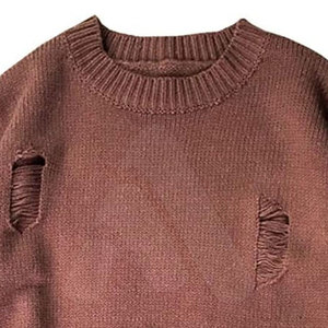 Pull-over décontracté pour homme, style streetwear tendance, tricoté, 100% coton respirant, personnalisable - Product Image 2