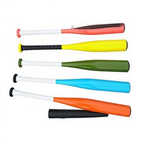 Set de Bate de Béisbol de 27 Pulgadas de Largo, Color Marrón, Ligero, de 3 Piezas, Equipo de Entrenamiento con Empuñadura Antideslizante para Práctica de Béisbol - Product Image 1