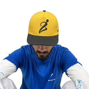 Casquette de baseball pour homme de haute qualité en coton solide imperméable, broderie à la main, tissu popeline pour les sports de plein air, les voyages, casquette de baseball - Product Image 1