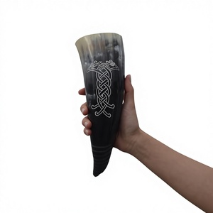 Factory Price Real Buffalo Horn Mug Premium Quality Old Fashioned Viking Beer Mug Eco-Friendly Dishwasher Safe Lightweight - Product Image 5