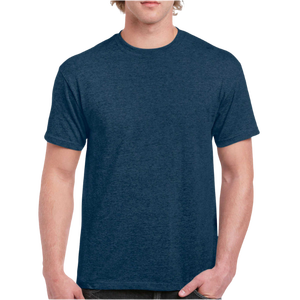 Camiseta de Manga Corta para Hombre, Cuello Redondo, Color Sólido, Corte Regular, 100% Algodón Jersey, Estilo Casual - Product Image 3