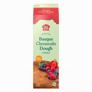 Factory OEM/ODM Wholesale High Quality Non Dairy Cream Basque Cheesecake Dough 1KG Bakery Using <b>HALAL</b> Hot Selling - Product Image 1
