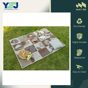 Leading Manufacturer of Best Quality New Design Easy to Clean 100% Polypropylene Foldable <b>Mat</b> Picnic/ Beach/ Outdoor Carpets - Product Image 6