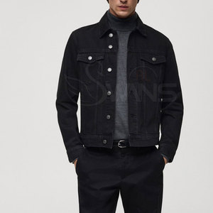 Chaqueta de Mezclilla para Hombre, Nueva Colección de Invierno, 100% Algodón, Transpirable, Estilo Único, Logotipo Frontal - Product Image 2