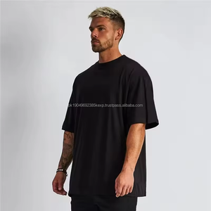 เสื้อยืดโอเวอร์ไซส์ผ้าฝ้ายลำลองสำหรับผู้ชายขายส่ง เสื้อยืดแฟชั่นสตรีทสไตล์สำหรับทุกเพศ - Product Image 3