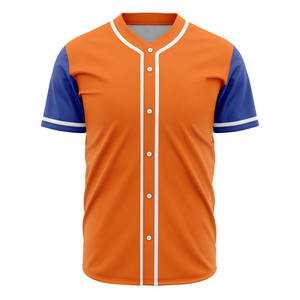 เสื้อเบสบอลทีมแบบกำหนดเอง ผ้าตาข่ายเรียบ ไม่มีลาย สำหรับผู้ชาย ชุดกีฬาซอฟต์บอล ขายส่ง - Product Image 3