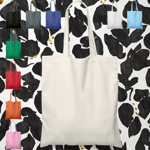 Nouveauté 2026 : Sacs fourre-tout en toile 100 % coton recyclé, écologiques, avec logo personnalisé, motif géométrique, pour supermarché, à porter à l'épaule - Product Image 2