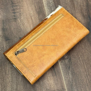 Hot-selling High-Quality Fashion Women's Cowhide Leather Clutch Purse Customized Genuine Leather Credit <b>Card</b> Holder RFID <b>Wallets</b> - Product Image 5