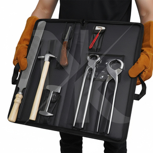 Kit Profesional de Herrador para Animales Grandes, Juego de 8 Herramientas de Acero Inoxidable 304, Mordazas con Tratamiento Térmico, Empuñaduras Antideslizantes - Product Image 6