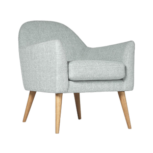 Hot sale single <b>sofa</b> made of good quality <b>material</b> with soft foam for sitting, modern design, gray color - Product Image 1