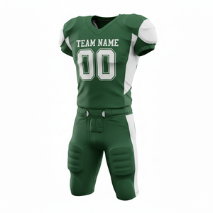 Uniforme de Fútbol Americano Sublimado Personalizado de Primera Calidad, Transpirable, Conjunto Completo, Jersey y Pantalones Personalizados para Equipo, Alto Rendimiento - Product Image 3