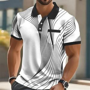 Camisa de Verano para Hombre, Moderna, de Manga Corta, 100% Algodón, Ecológica, Transpirable, de Alta Calidad, Informal - Product Image 6