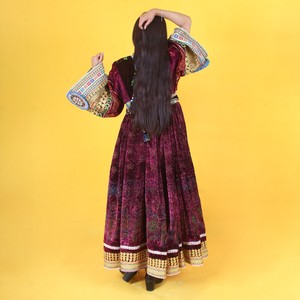 Premium Cotton Ethnic Embroidered Maxi <b>Dress</b> Handmade Custom Design Export Quality Afghani Casual <b>Dresses</b> - Product Image 3