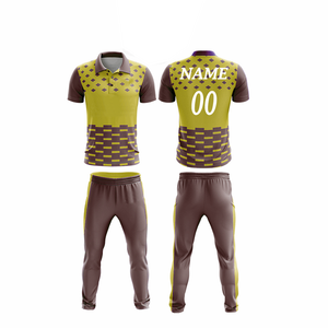High Quality Custom Sublimated Cricket Uniforms Jerseys Trousers for Men-100% Polyester Breathable Quick Dry Custom Team Colors - Product Image 3