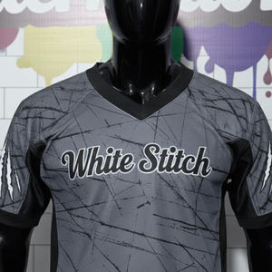 Uniforme de Fútbol Americano Retro del Club 0708 al por Mayor, Jersey de Fútbol de Manga Corta Transpirable de Alta Calidad 100% Poliéster - Product Image 5