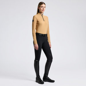 High Quality 4way Stretch Horse Riding Equestrian Shirt Top <b>Base</b> <b>Layer</b> Competition Show Shirt Polo in Soft Feel Technical Fabric - Product Image 2