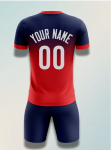 Conjunto de Camiseta de Rugby Personalizada con Cuello en V, Patrón 3D, Impresión por Transferencia de Calor, Unisex, Manga Corta, Secado Rápido, Transpirable, Poliéster, Kit Deportivo - Product Image 2