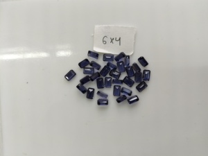 อิโอไลต์ธรรมชาติ 6x4 มม. ทรงแปดเหลี่ยม สีม่วง คุณภาพดีที่สุด พลอยหลวมพร้อมเอฟเฟกต์เพลโอโครริก สำหรับทำเครื่องประดับ - Product Image 6
