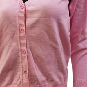 Cardigan pour femme avec logo frontal, léger, en maille douce, à manches longues, pull décontracté pour le bureau, vente en gros OEM, sur mesure en gros - Product Image 6