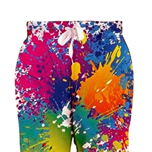 Pantalons de jogging décontractés de haute qualité, colorés, respirants, à séchage rapide, élégants, confortables, légers, en tricot - Product Image 2