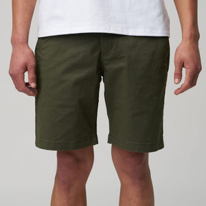 Shorts Chino Homme en Coton Sergé Tricoté, Taille Mi-Haute, Style Safari, Longueur Genou, Coupe Slim, Respirant, Personnalisable OEM, Vente en Gros - Product Image 1