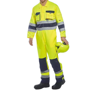 High Quality Custom <b>Men's</b> Safety <b>Work</b> Coveralls <b>for</b> <b>Men's</b> New Safety Working Uniforms Reflective <b>Overall</b> Worker With Logo - Product Image 5